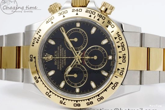 MiroTime 0502 Daytona 116503 Clean 1:1 Best Edition Black Dial on SS YG Bracelet SA4130 V SmartChoice 2084